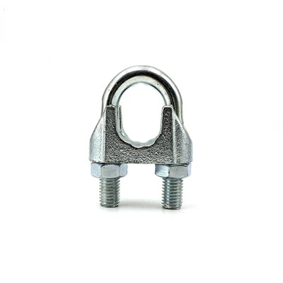 Bs 462 Hot Dipped Galvanized Malleable Wire Rope Clips Klämmor