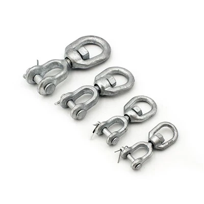 G403 Smidda käken slutet Swivel kol stål Hdg